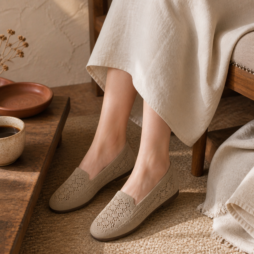 BREEZE — Mesh Flat Shoes - image 3