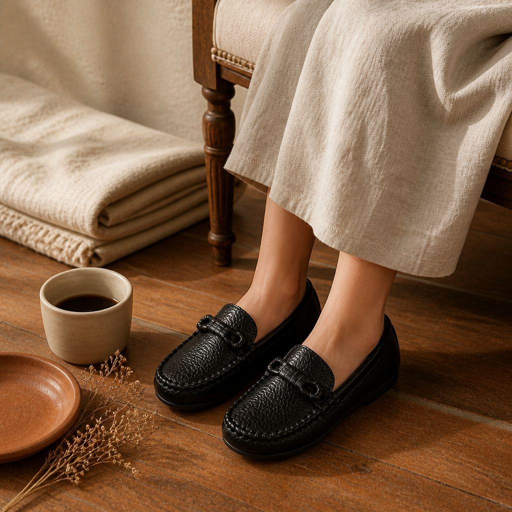 Boys Leather Shoes Black White for School Party Wedding Kids Formal Flats Loafers Slip-on Soft Loafers Children Moccasins 21-30 - image 3