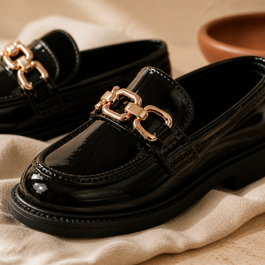 British Style Retro Girls Shoes Spring Autumn Princess Leather Shoes Children Black Soft Dance Loafers for 3-12 Ages Kids Shoes - image 4