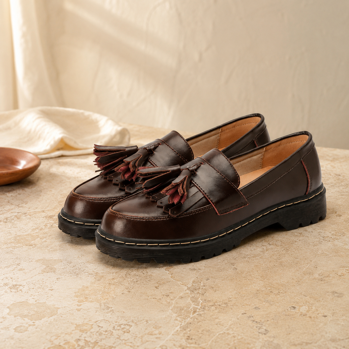 FRANKIE — Fringe Loafers