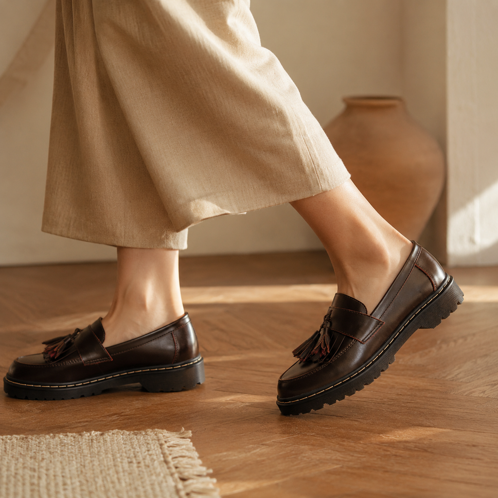 FRANKIE — Fringe Loafers