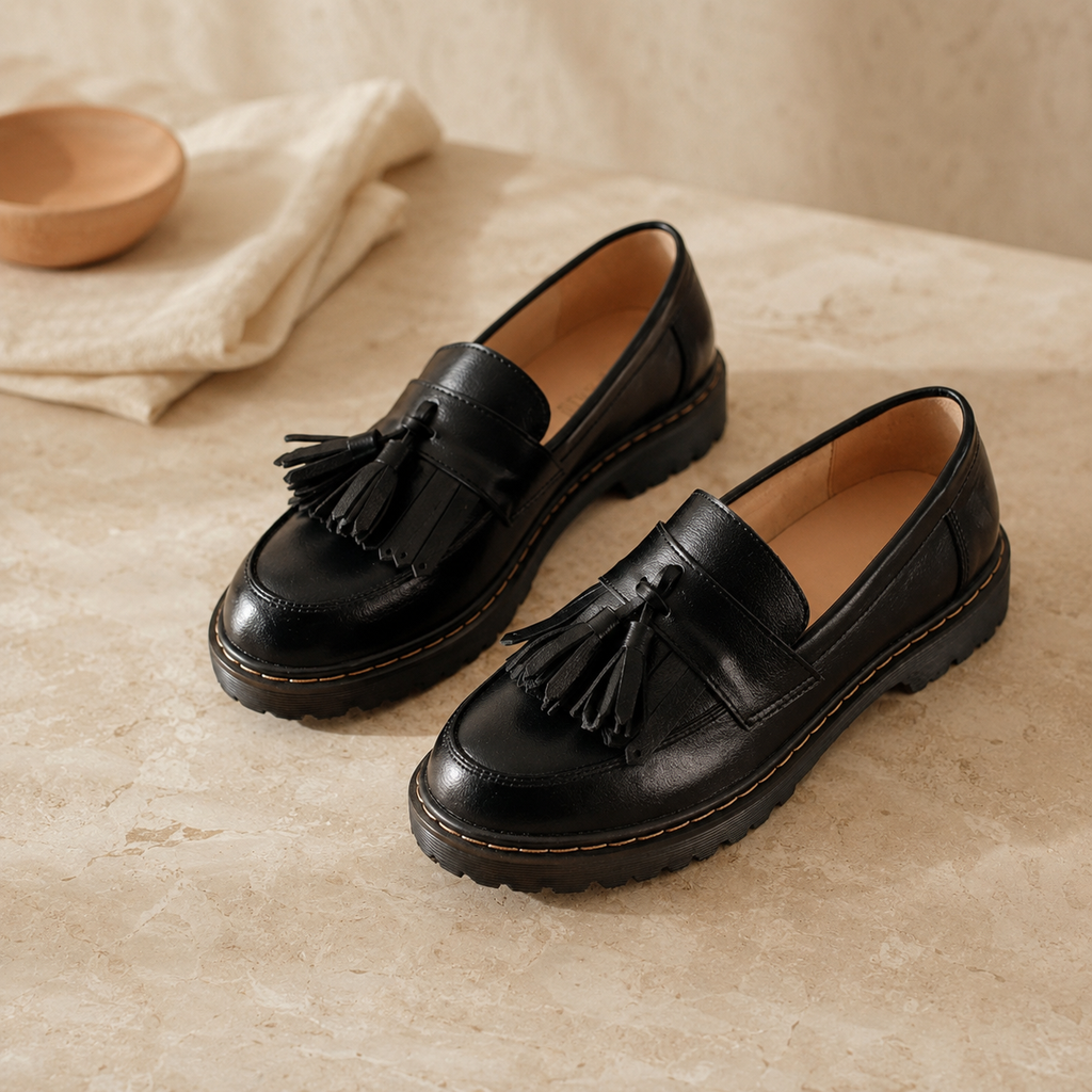 FRANKIE — Fringe Loafers