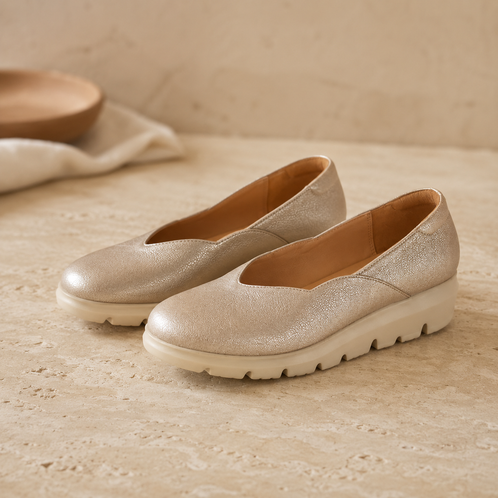 SOLENE — Thick Sole Flat Shoes