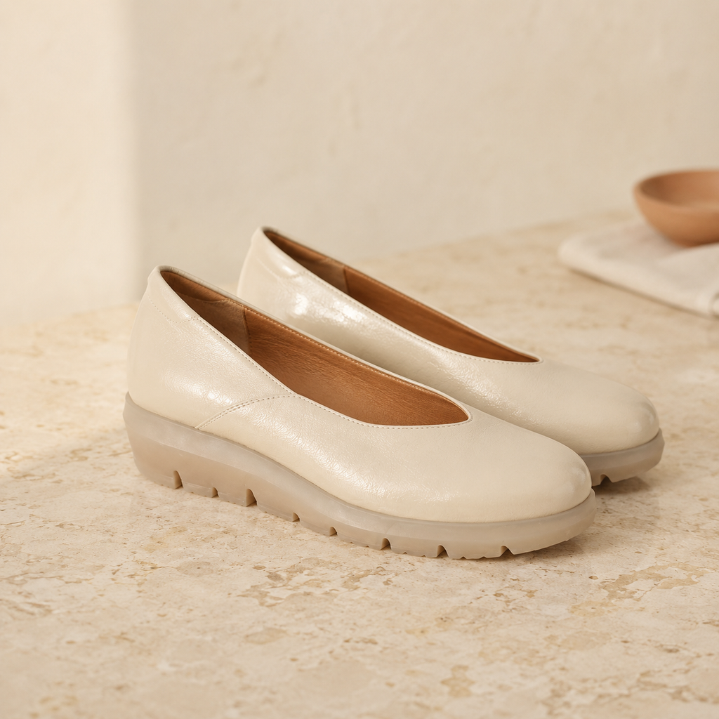 SOLENE — Thick Sole Flat Shoes