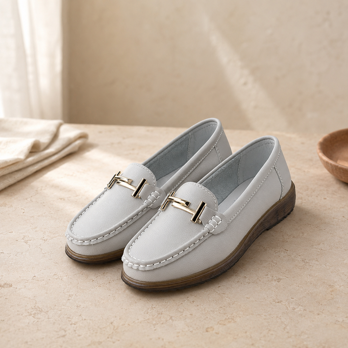 TERRA — Genuine Leather Moccasins