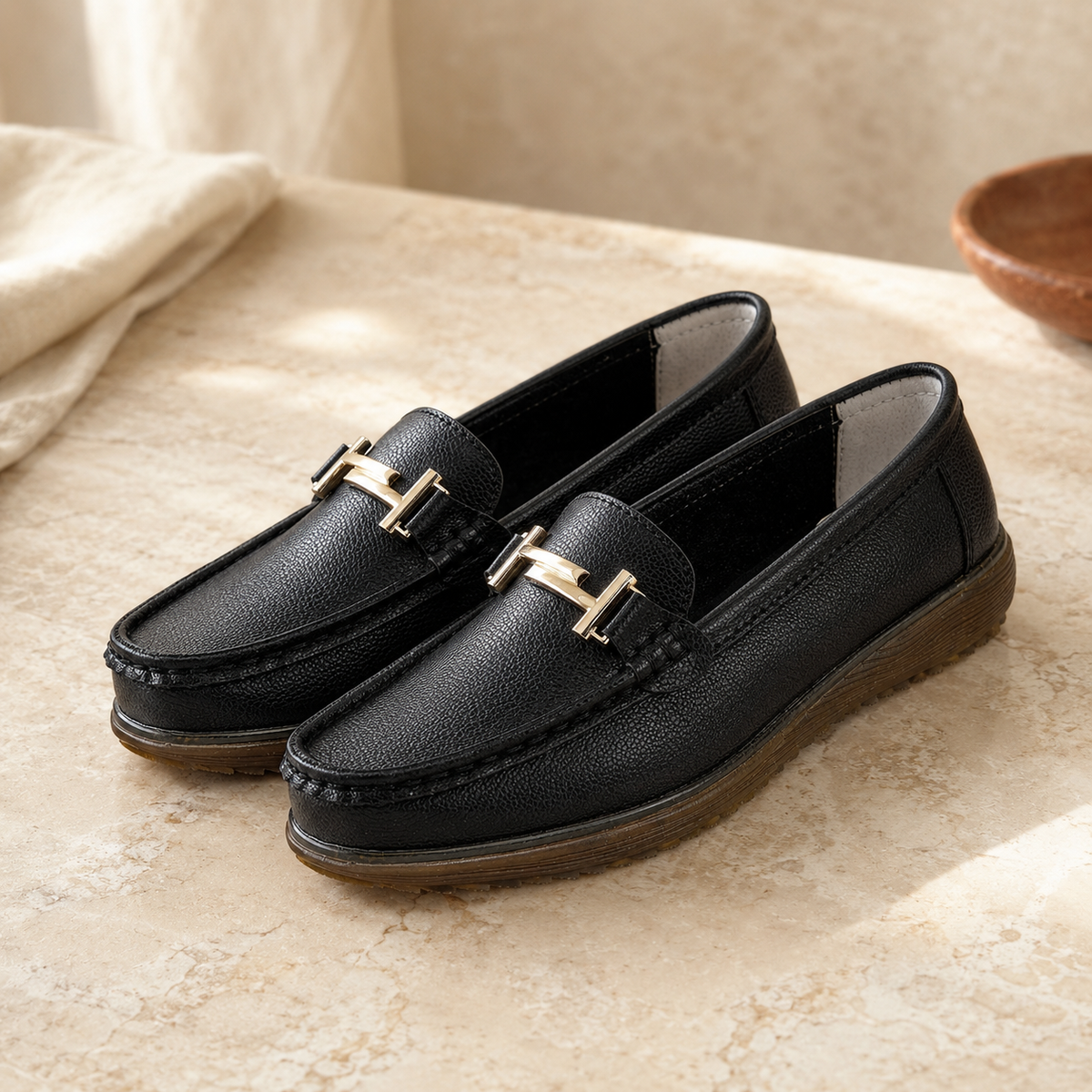TERRA — Genuine Leather Moccasins