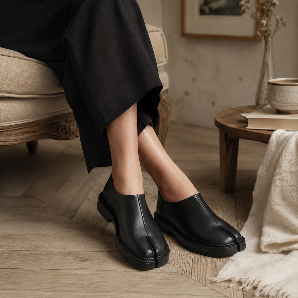 TOVA — Chunky Tabi Loafers