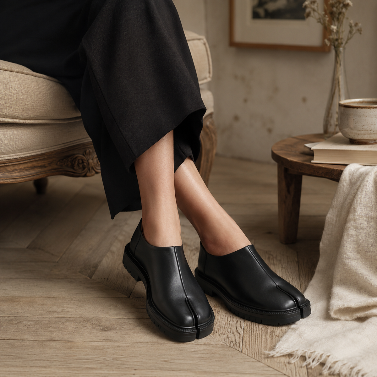 TOVA — Chunky Tabi Loafers
