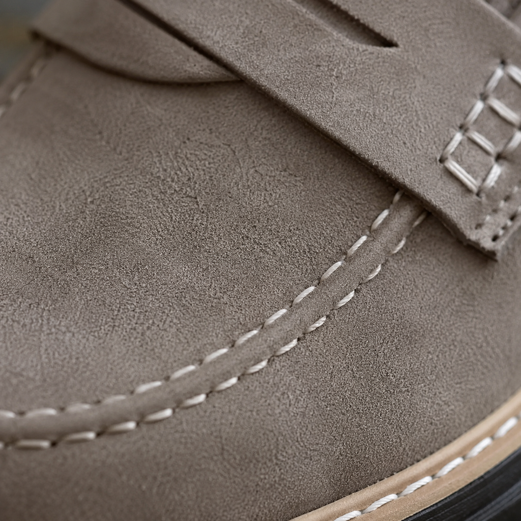 SIENNA — Brushed Leather Loafers