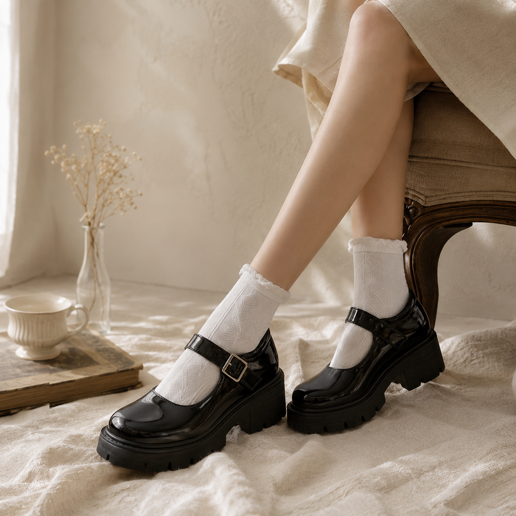 ROXIE — Patent Mary Jane Heels
