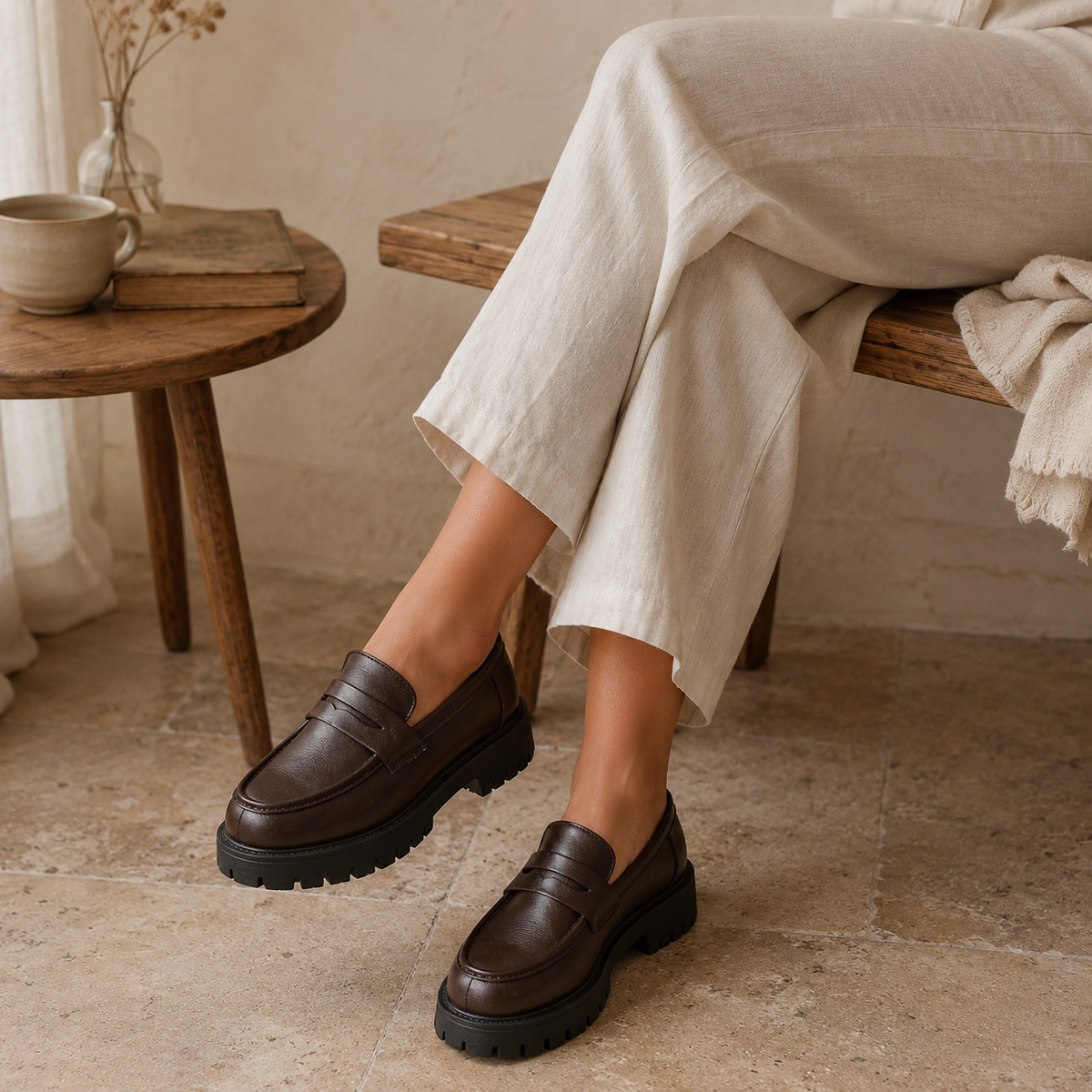 SORREL — Casual Platform Loafers