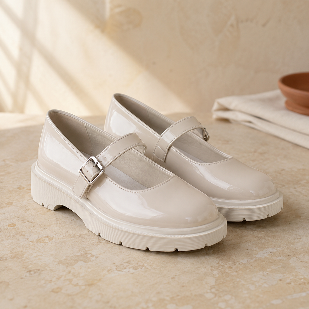 PEARL — Beaded Flat Shoes