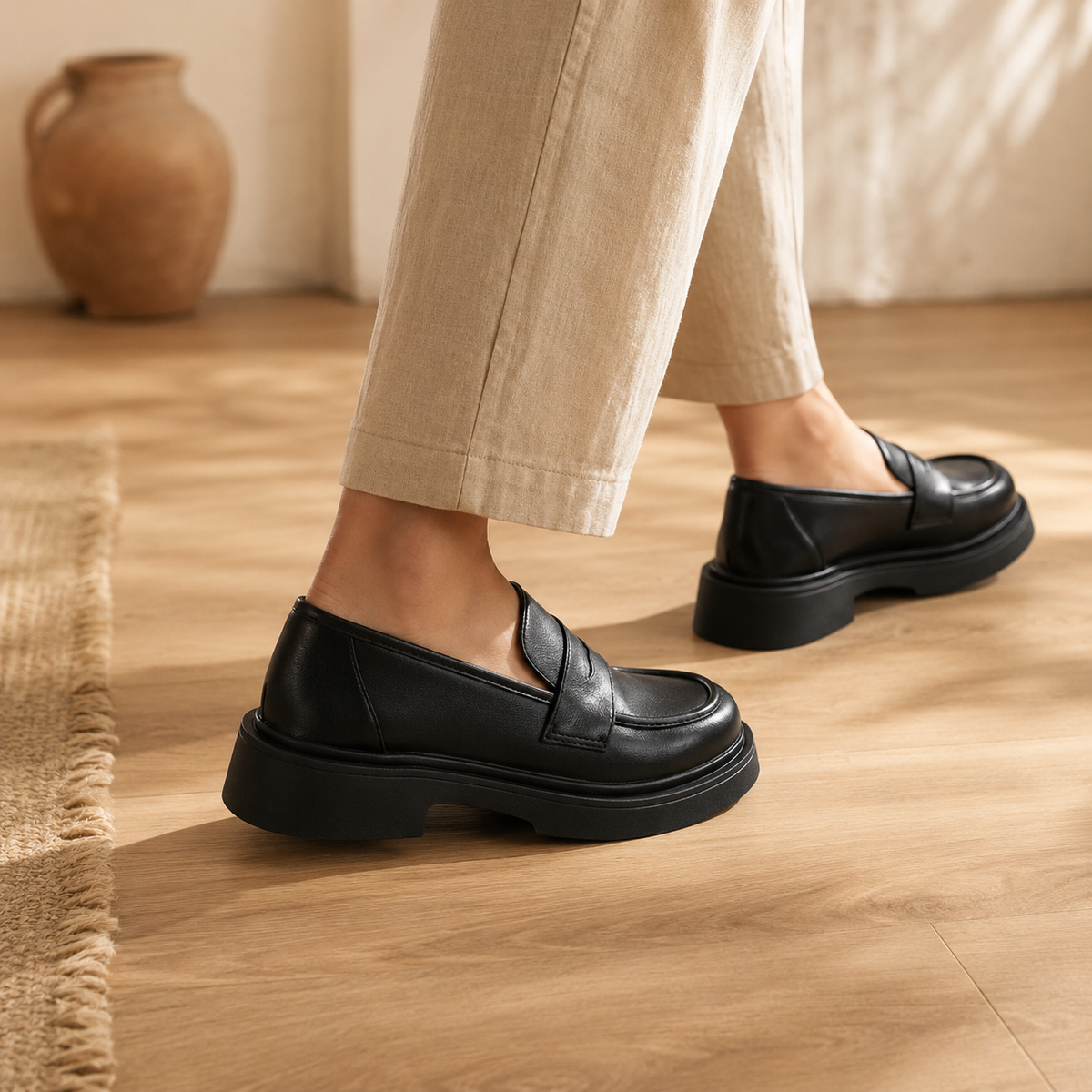 REMY — Thick Sole Loafers