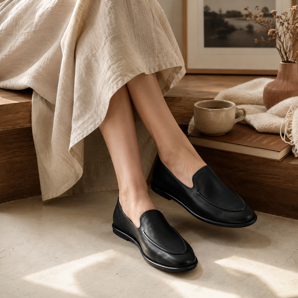 CAMILLE — Flat Slip On Loafers