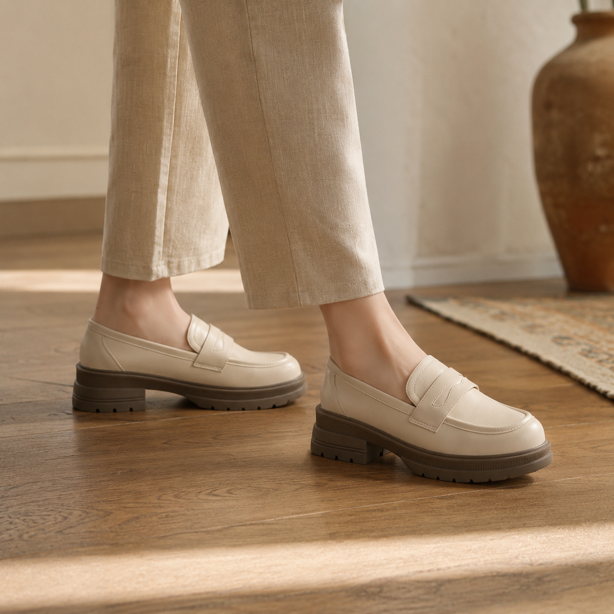 CLEO — Mid Heel Loafers