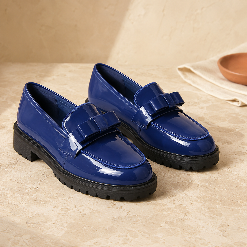 JUNE — Thick Heel Loafers