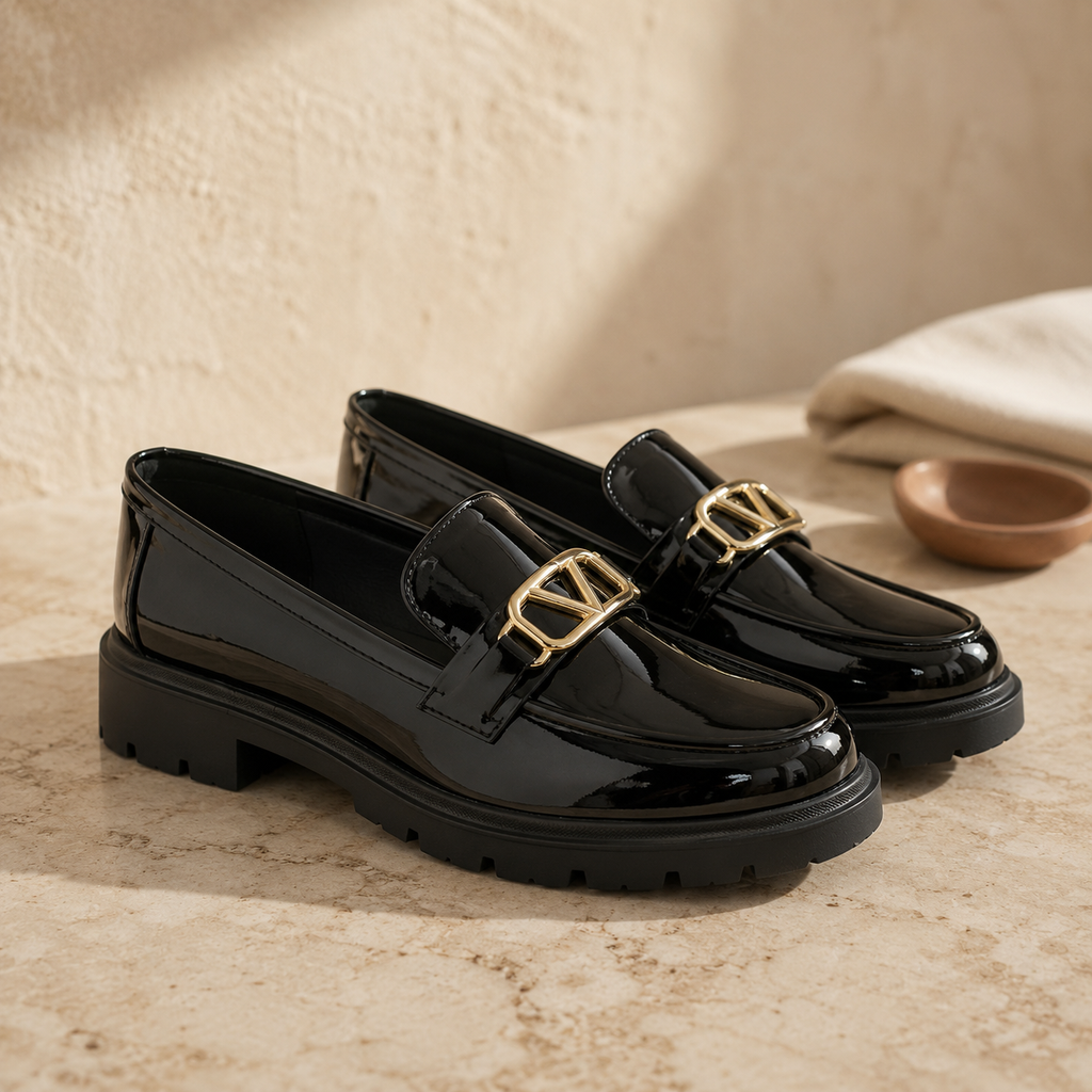 NOVA — Chunky Heel Loafers