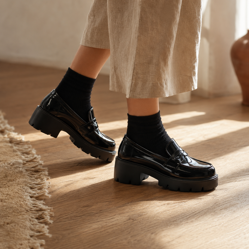 VESPER — Chunky Platform Pumps