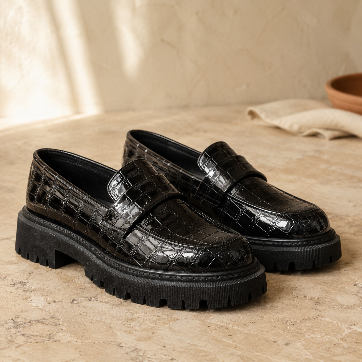LENA — Patent Platform Loafers