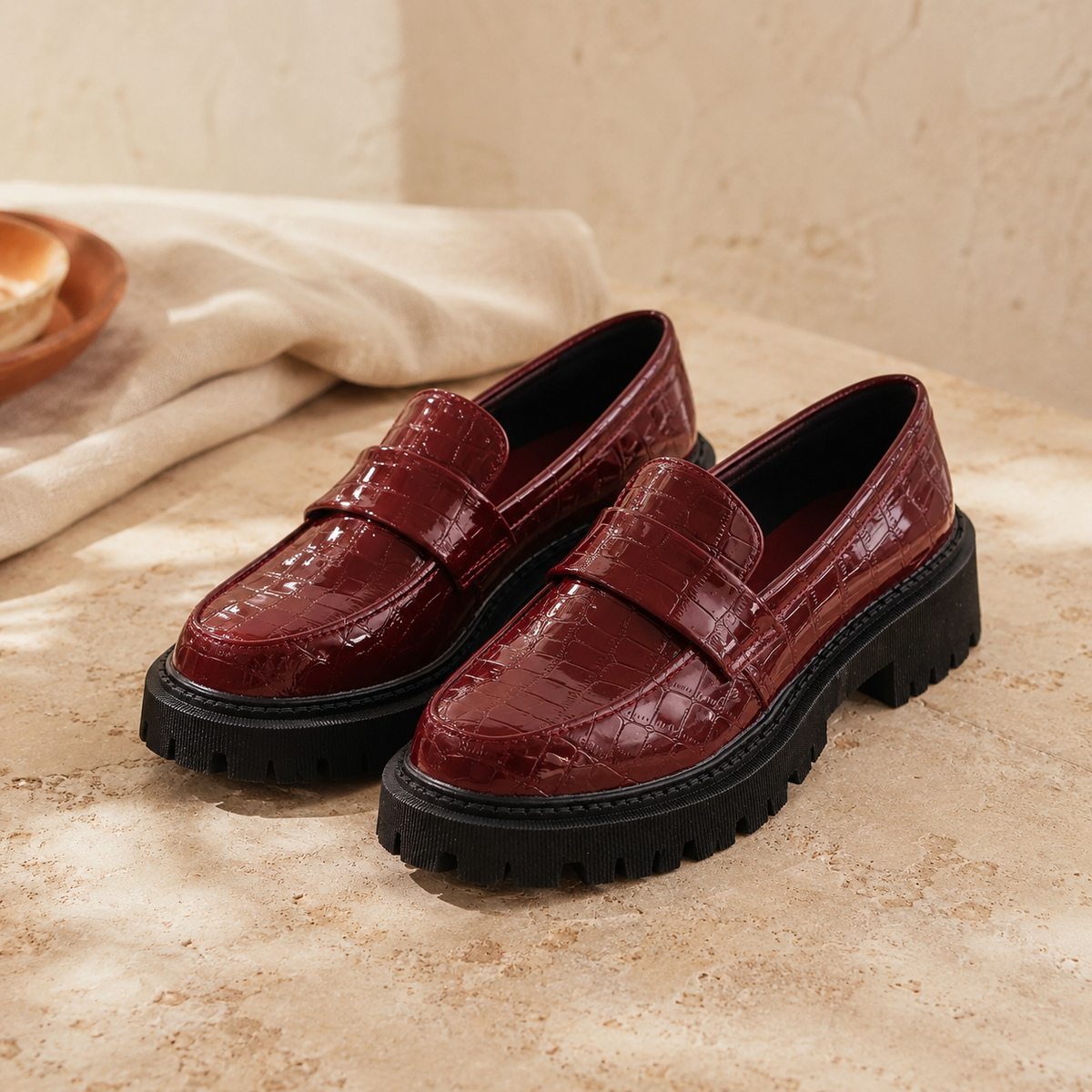 LENA — Patent Platform Loafers