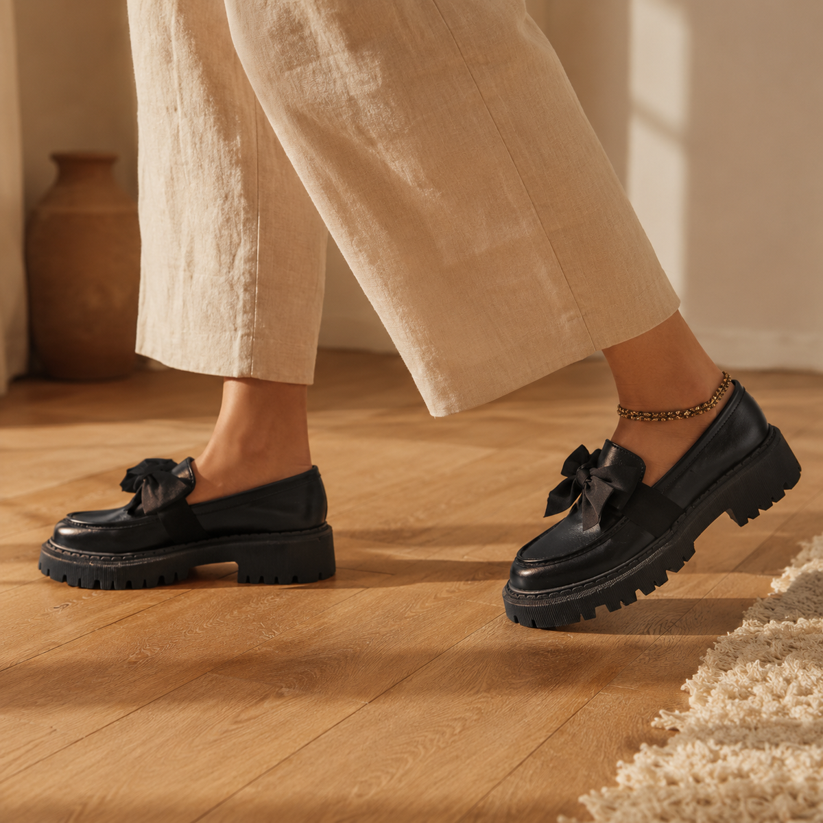 ELARA — Platform Loafers