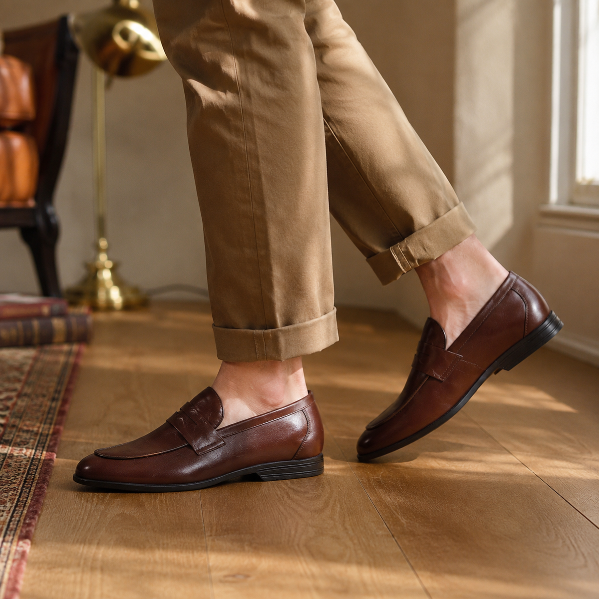 BROOKS — Brown Loafers