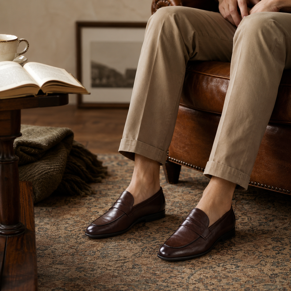 BROOKS — Brown Loafers