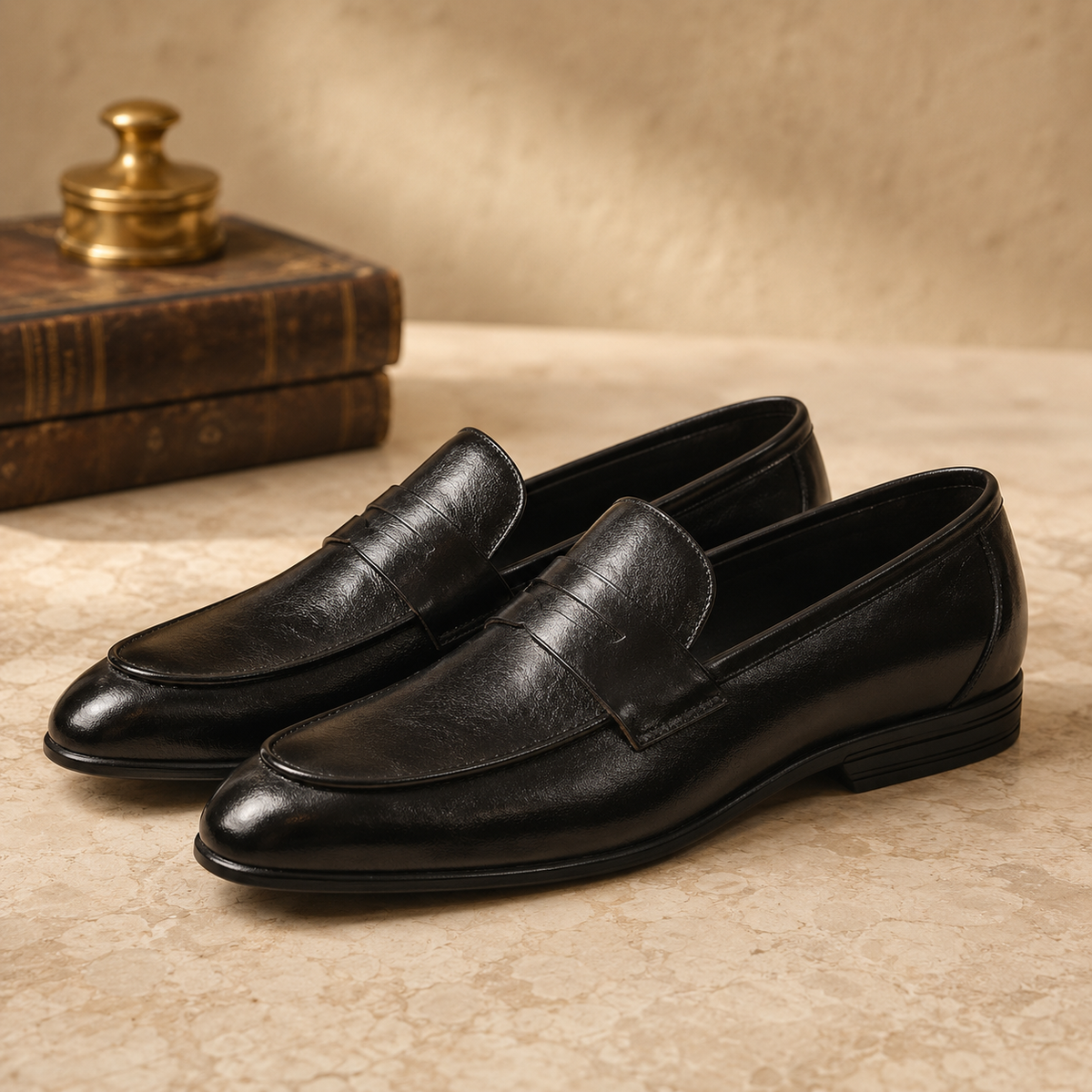 BROOKS — Brown Loafers