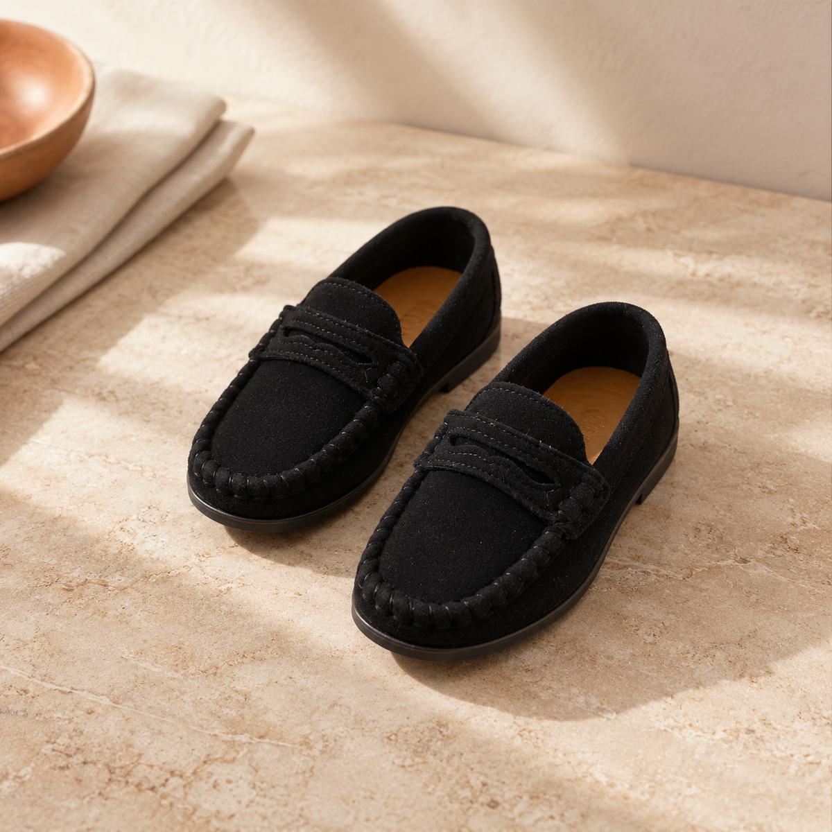 Kids Retro Moccasin Loafers