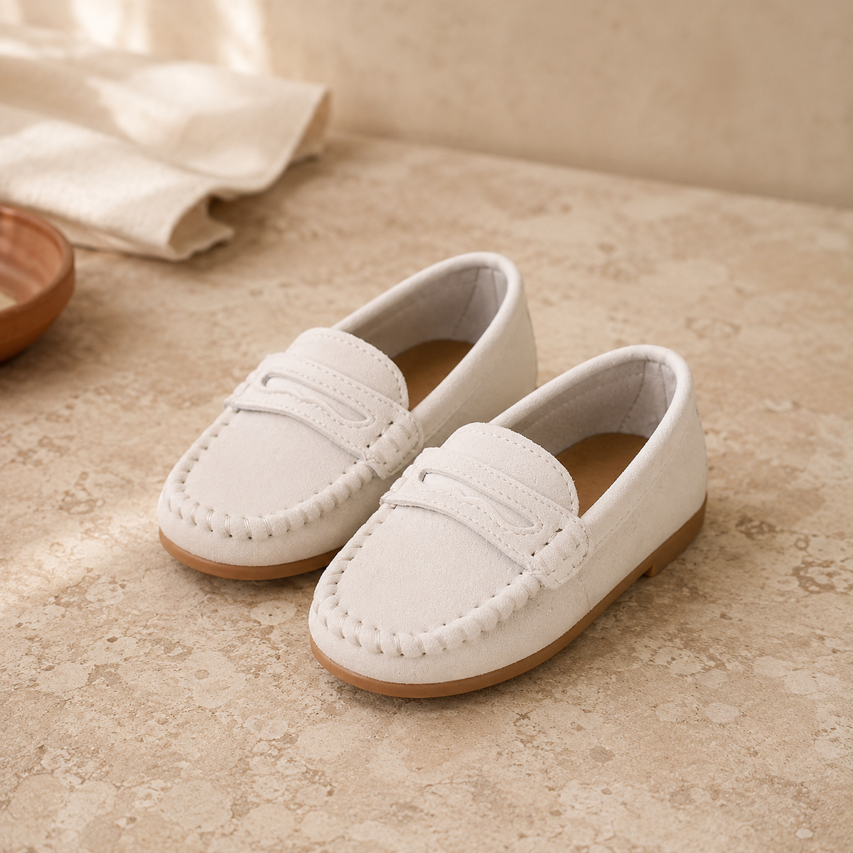 Kids Retro Moccasin Loafers