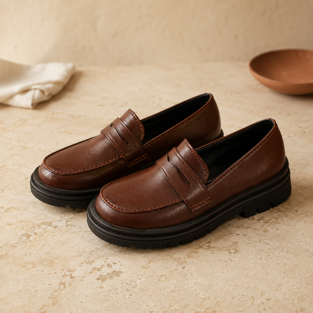 Kids British Style Loafers School