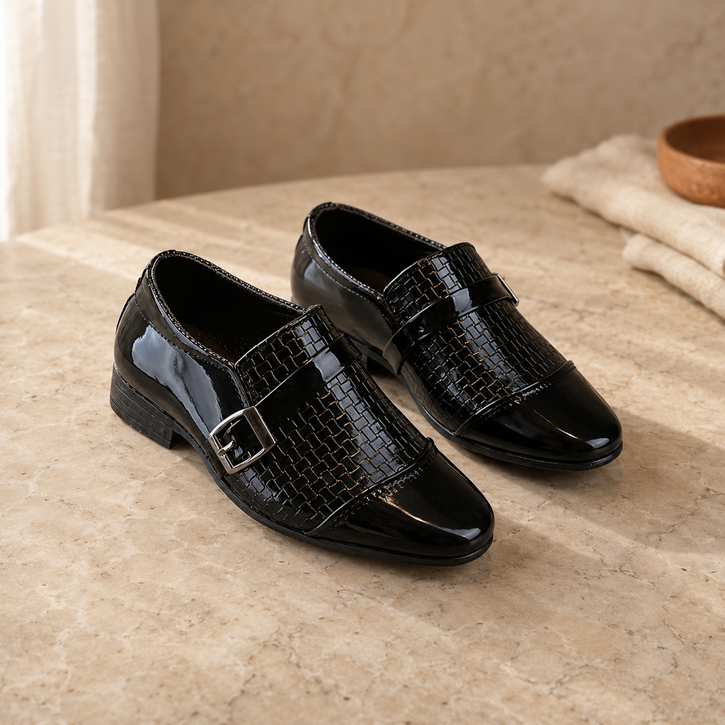 Kids Patent Oxford School Shoes