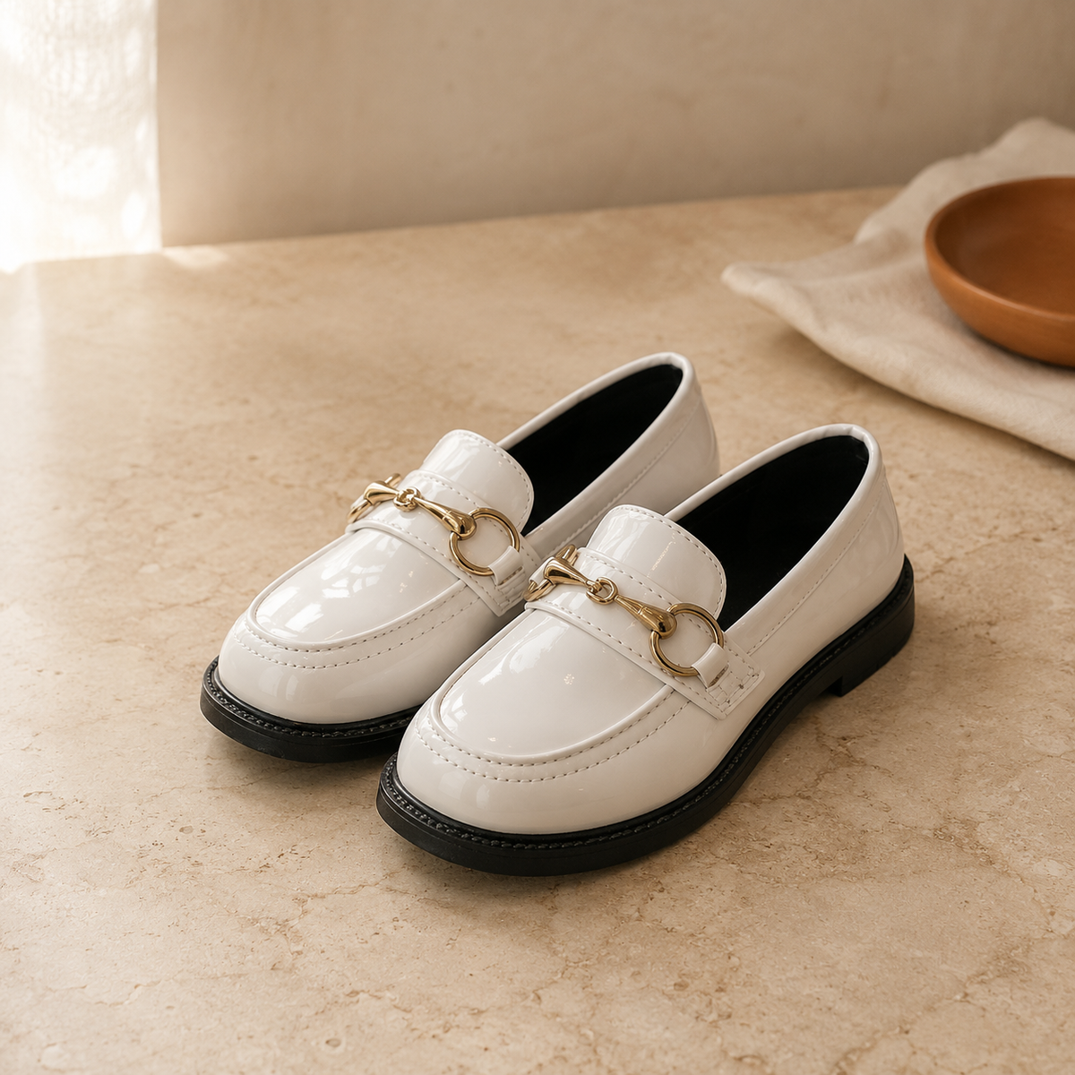 Kids Candy Colour Loafers Boys Girls