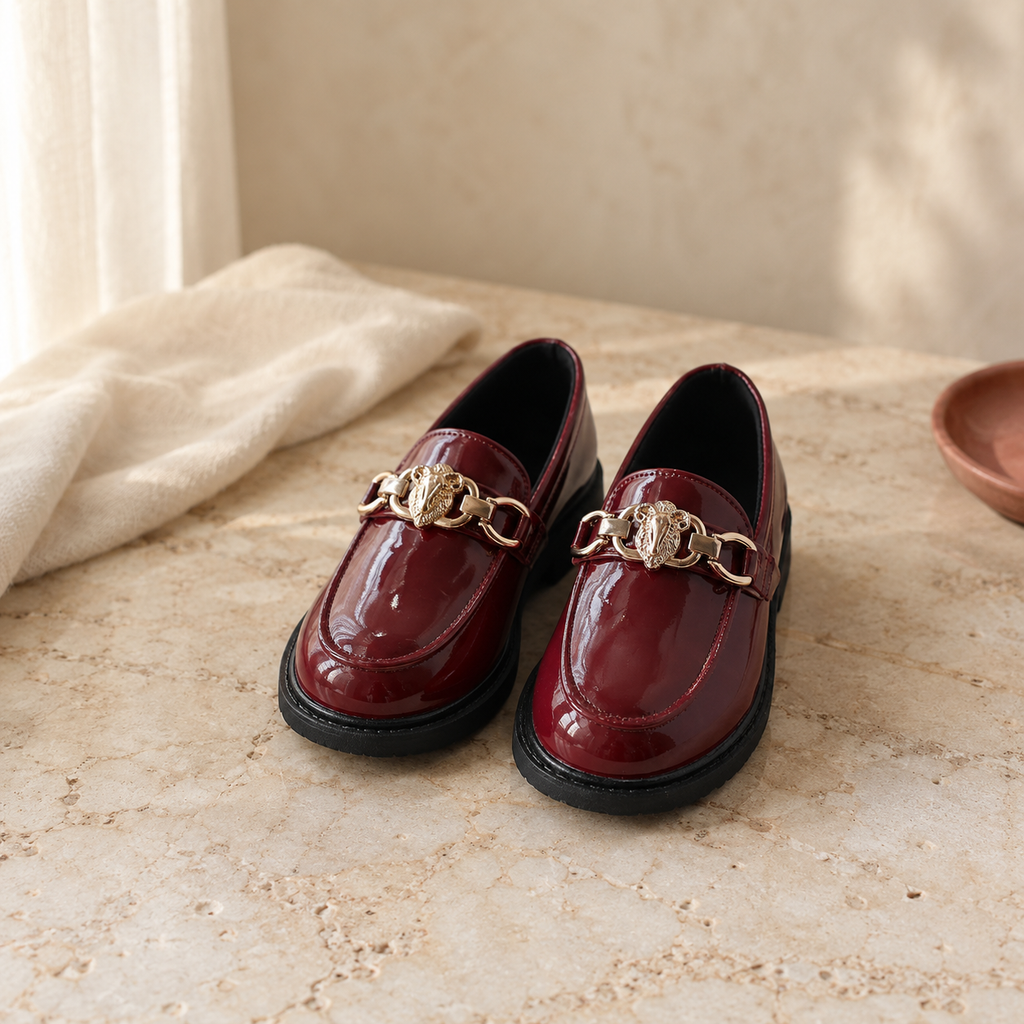Girls British Leather Shoes