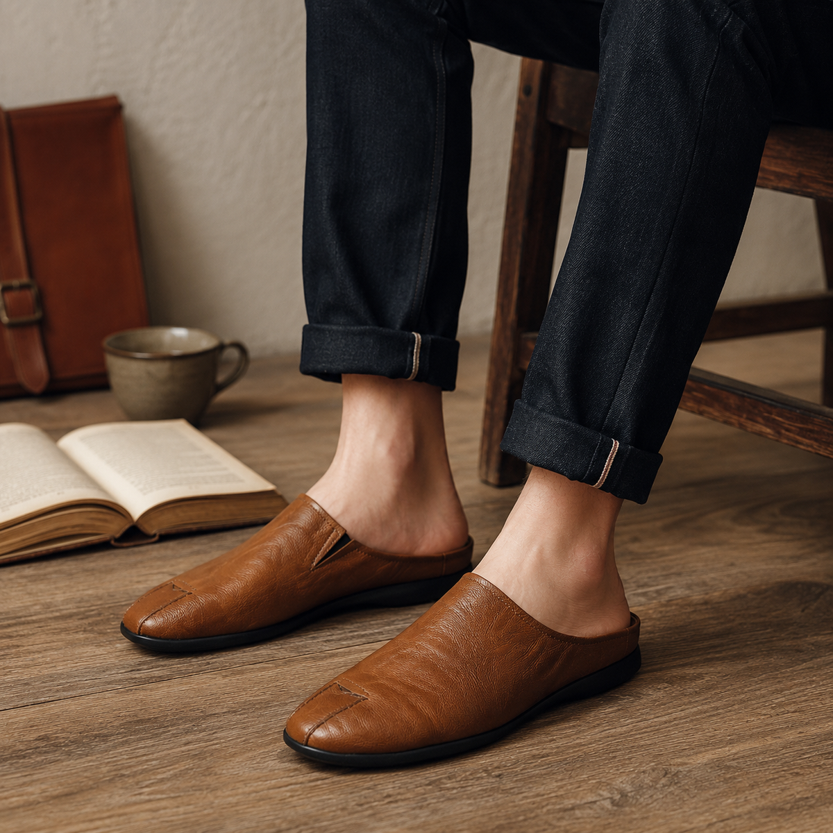 MARCO — Leather Mules