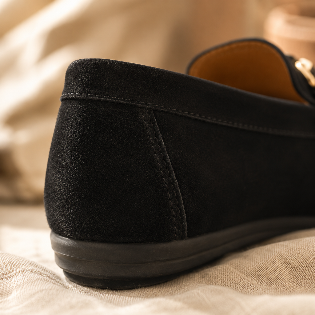 Edouard - Black Suede Loafer