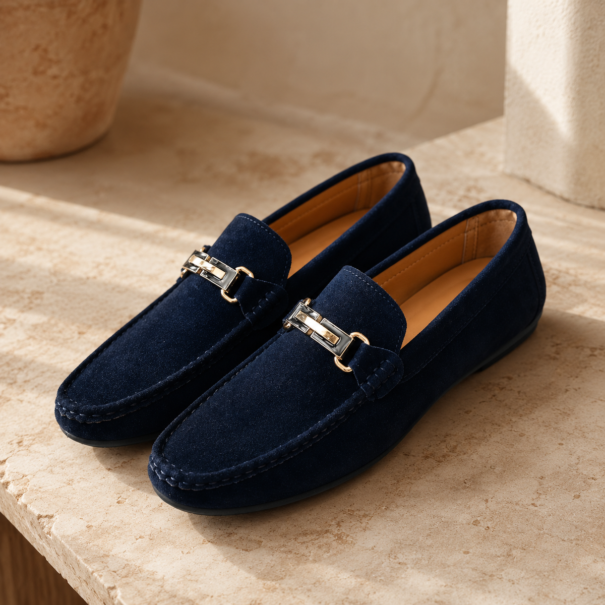 Edouard - Black Suede Loafer