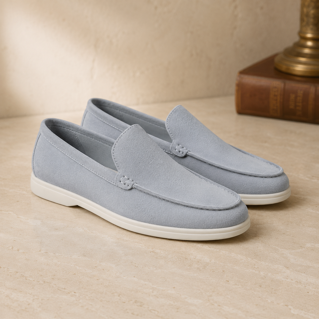 DILLON — Suede Moccasin Loafers