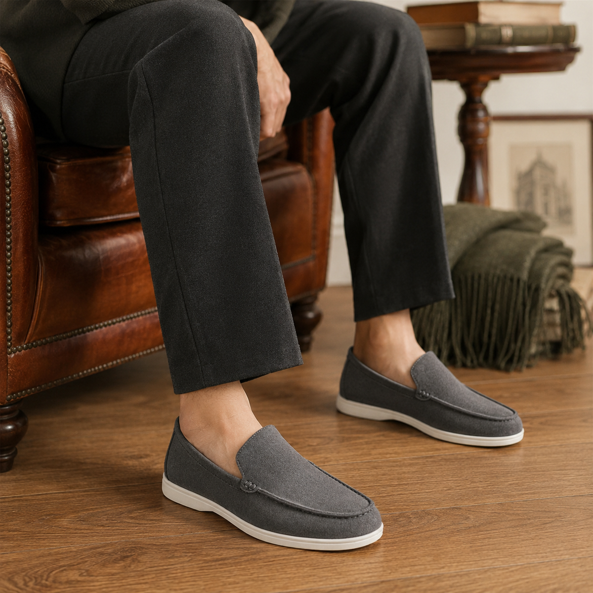 DILLON — Suede Moccasin Loafers