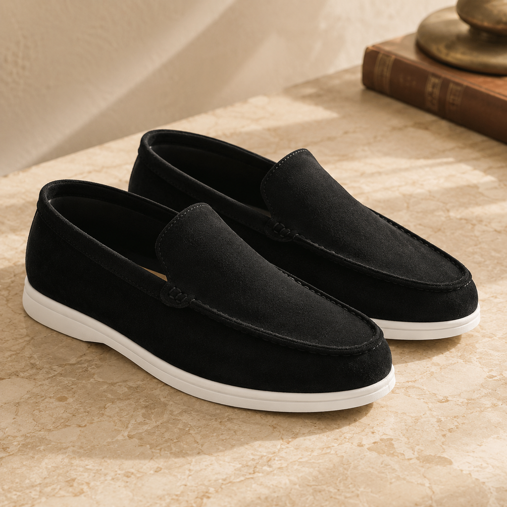 DILLON — Suede Moccasin Loafers