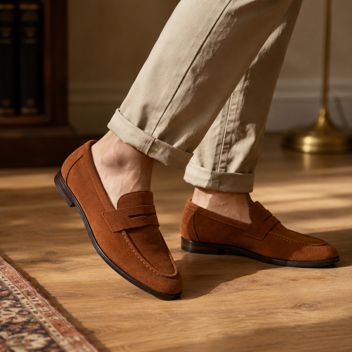 DANTE — Suede Slip On Shoes