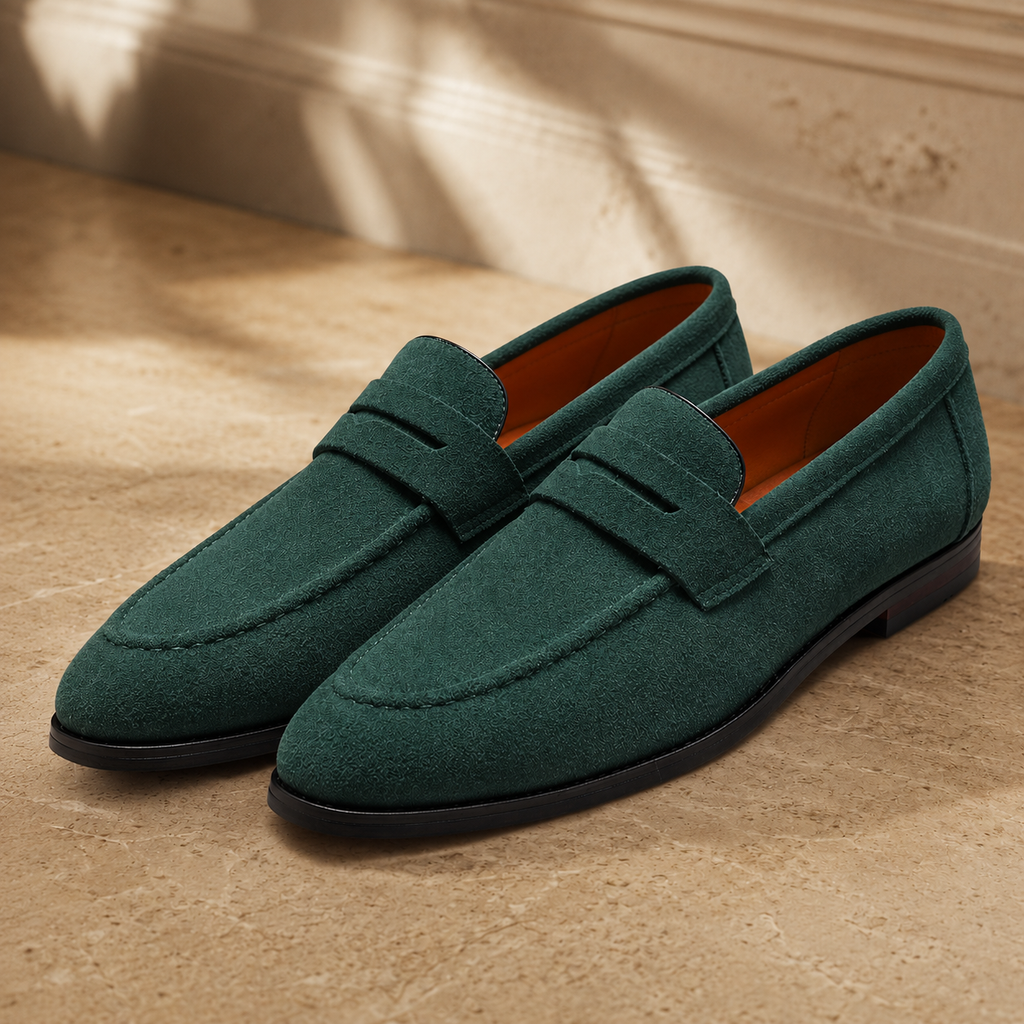 DANTE — Suede Slip On Shoes