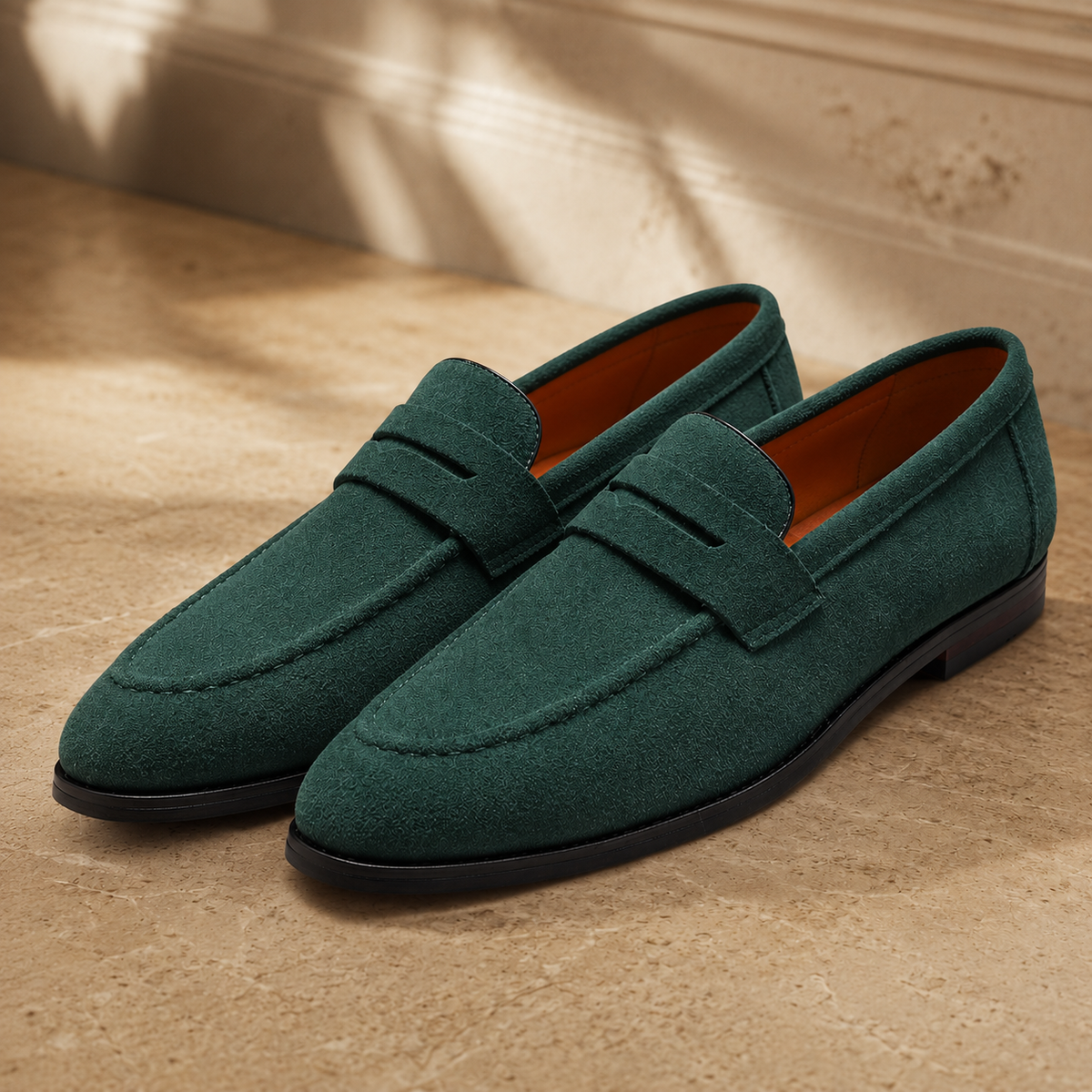 DANTE — Suede Slip On Shoes