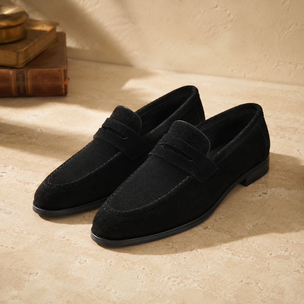 DANTE — Suede Slip On Shoes