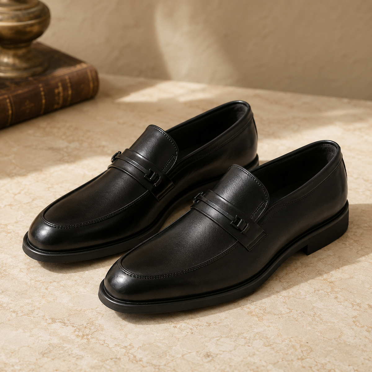ELLIOT — Non Slip Leather Shoes
