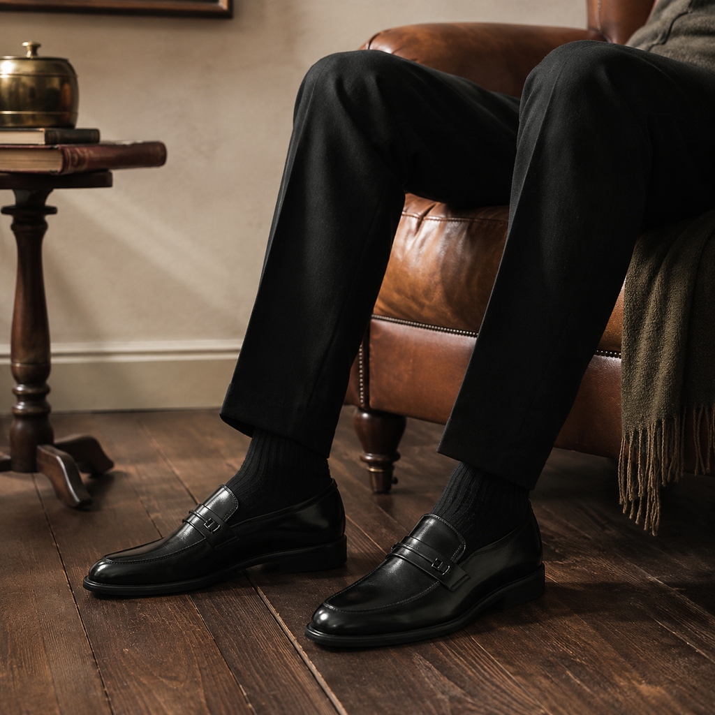 ELLIOT — Non Slip Leather Shoes