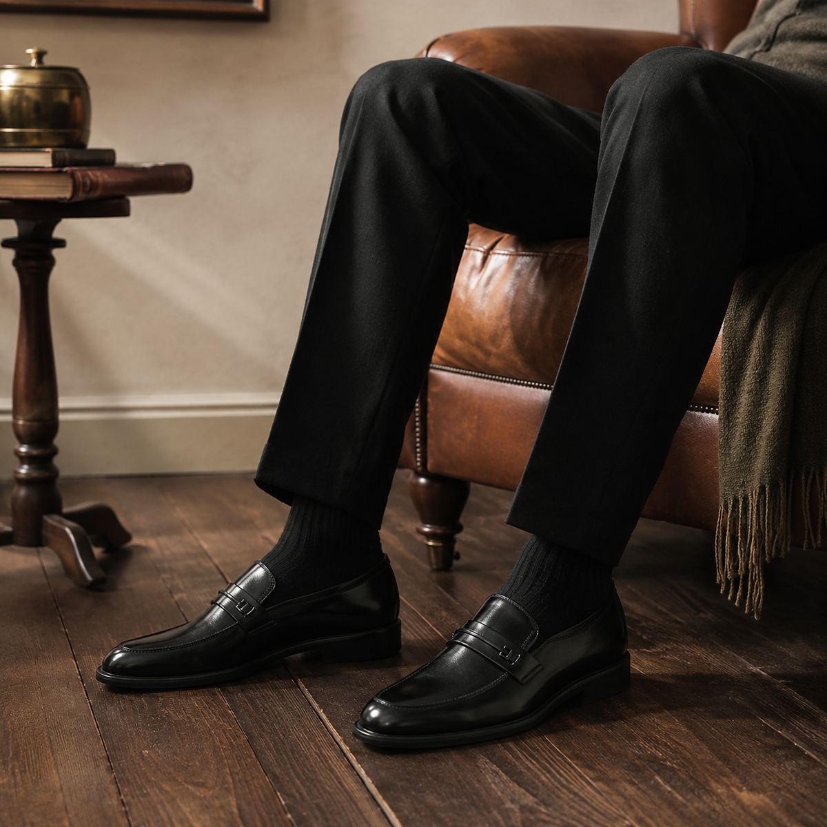 ELLIOT — Non Slip Leather Shoes