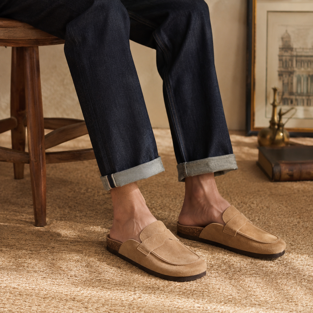 SAGE — Suede Mules