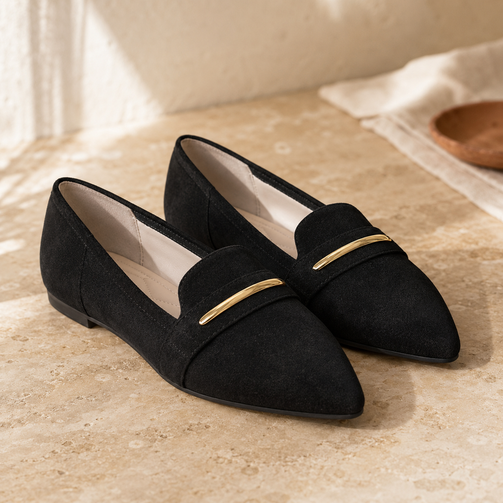 VIVIENNE — Velvet Loafers
