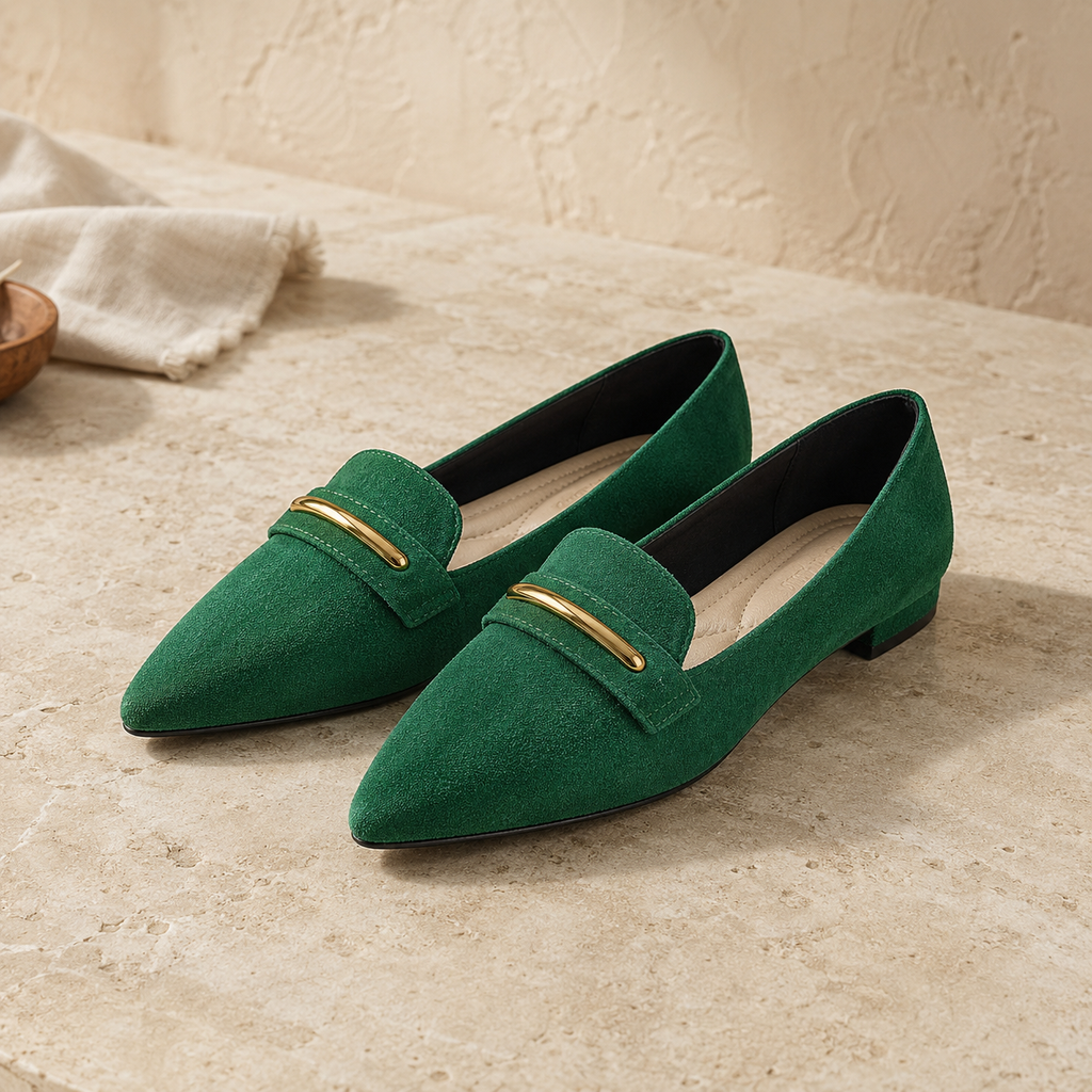 VIVIENNE — Velvet Loafers